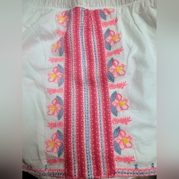 LILLY PULITZER KATIA FLOWER EMBROIDERED SHORT IN RESORT WHITE SIZE XS - Picture 7 of 14